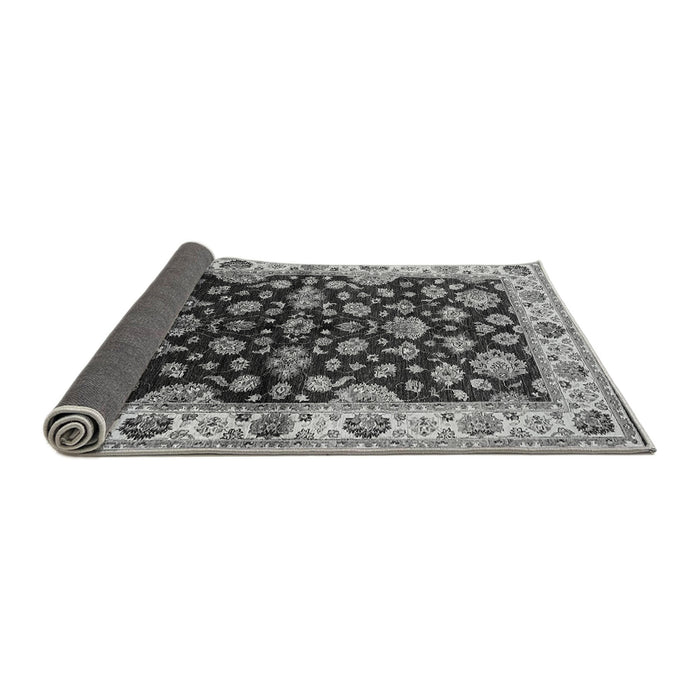 Sideview of Oriental Gray Industrial Rug, urb2963gry