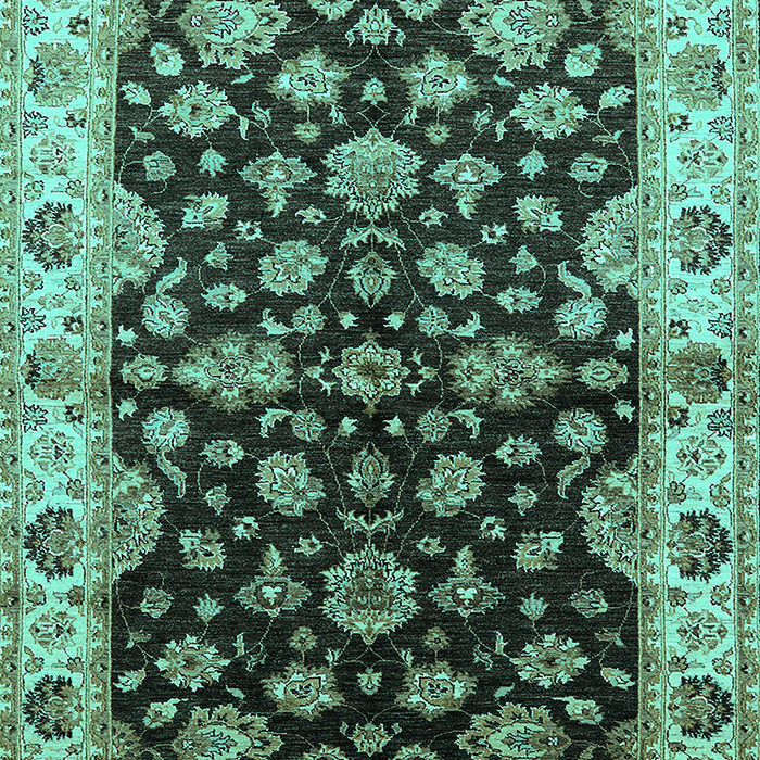Oriental Turquoise Industrial Rug, urb2963turq