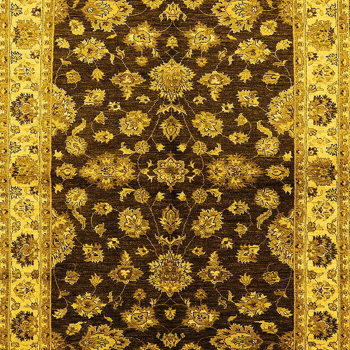 Oriental Yellow Industrial Rug, urb2963yw