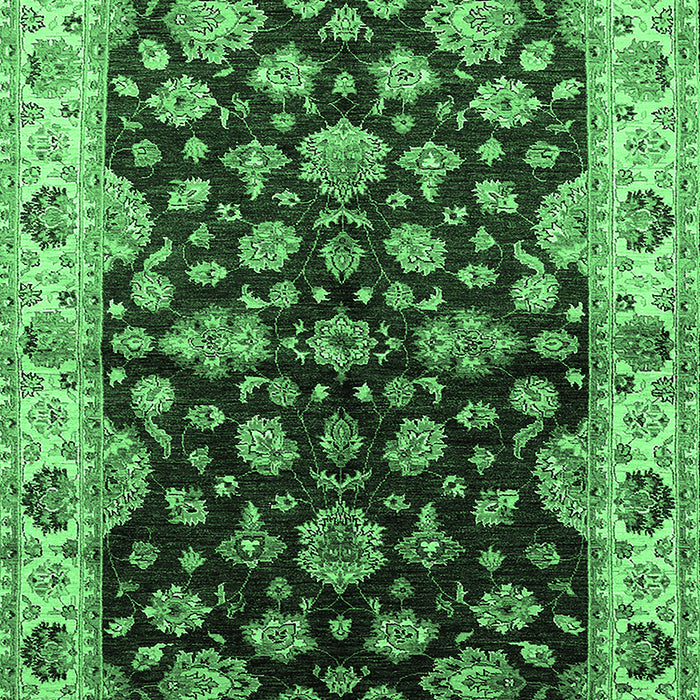 Oriental Emerald Green Industrial Rug, urb2963emgrn
