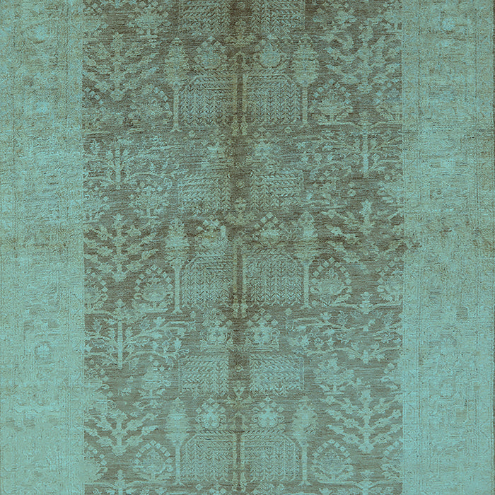Oriental Light Blue Industrial Rug, urb2964lblu