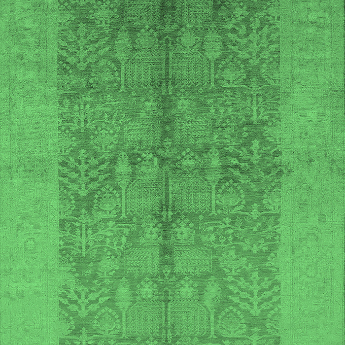 Oriental Emerald Green Industrial Rug, urb2964emgrn