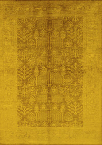 Oriental Yellow Industrial Rug, urb2964yw