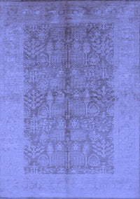 Oriental Blue Industrial Rug, urb2964blu