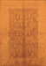 Machine Washable Oriental Orange Industrial Area Rugs, wshurb2964org