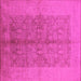 Square Oriental Pink Industrial Rug, urb2964pnk