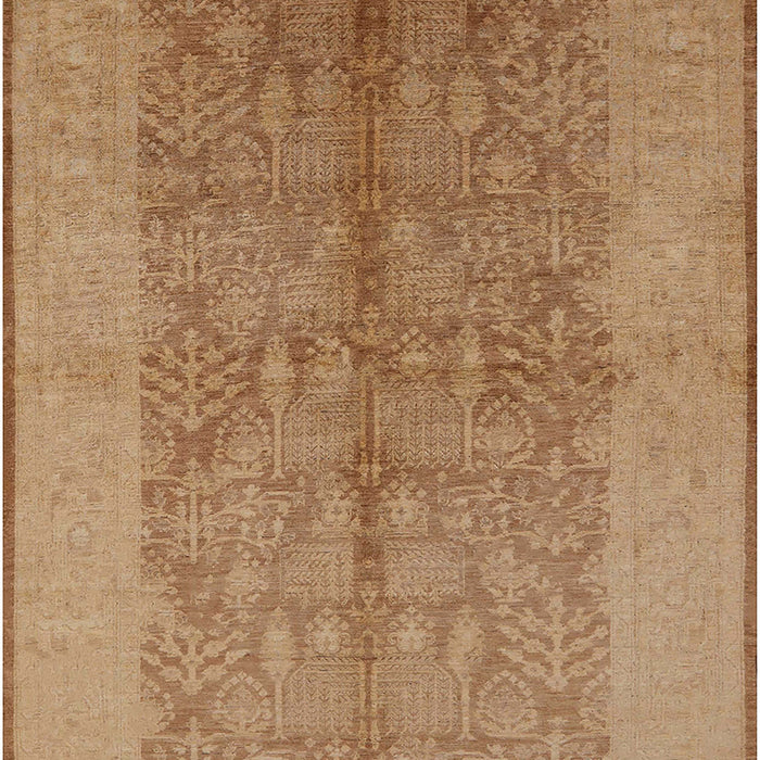 Machine Washable Industrial Modern Peru Brown Rug, wshurb2964