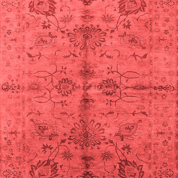 Machine Washable Oriental Red Industrial Rug, wshurb2965red