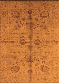 Oriental Orange Industrial Rug, urb2965org