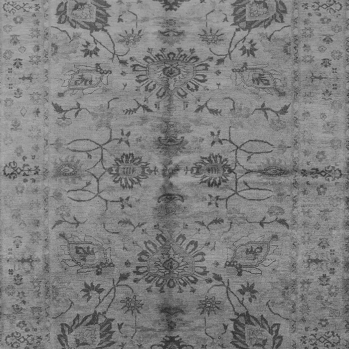 Machine Washable Oriental Gray Industrial Rug, wshurb2965gry