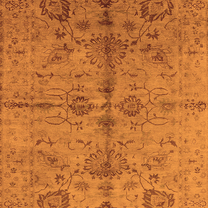Machine Washable Oriental Orange Industrial Area Rugs, wshurb2965org