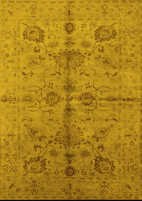 Oriental Yellow Industrial Rug, urb2965yw