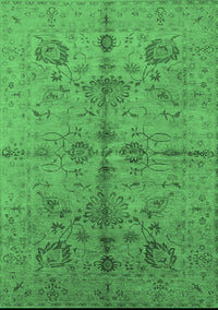 Oriental Emerald Green Industrial Rug, urb2965emgrn