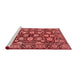 Industrial Red Washable Rugs