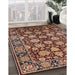 Machine Washable Industrial Modern Brown Sand Brown Rug in a Family Room, wshurb2966