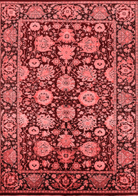 Oriental Red Industrial Rug, urb2966red