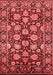 Oriental Red Industrial Area Rugs