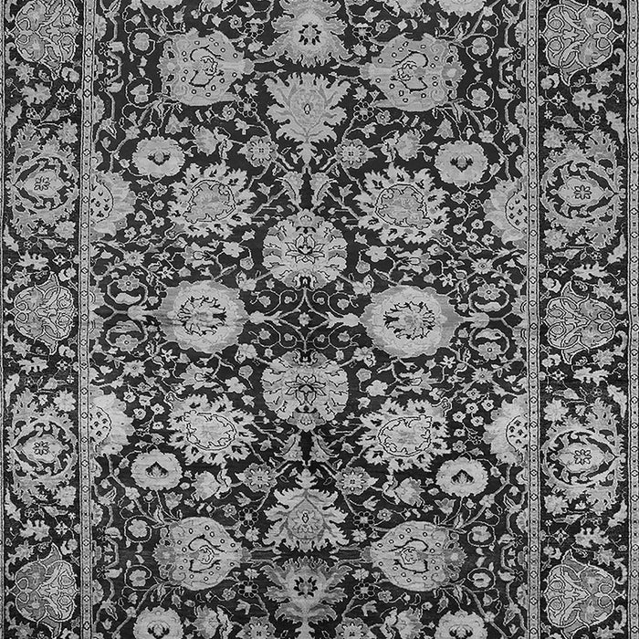Machine Washable Oriental Gray Industrial Rug, wshurb2966gry