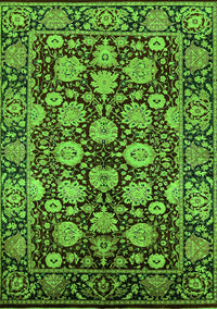 Oriental Green Industrial Rug, urb2966grn