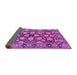 Sideview of Oriental Purple Industrial Rug, urb2966pur