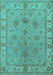 Oriental Turquoise Industrial Rug, urb2967turq