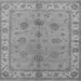 Square Oriental Gray Industrial Rug, urb2967gry