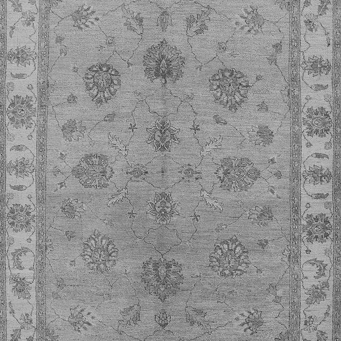 Machine Washable Oriental Gray Industrial Rug, wshurb2967gry