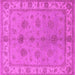 Square Oriental Pink Industrial Rug, urb2967pnk