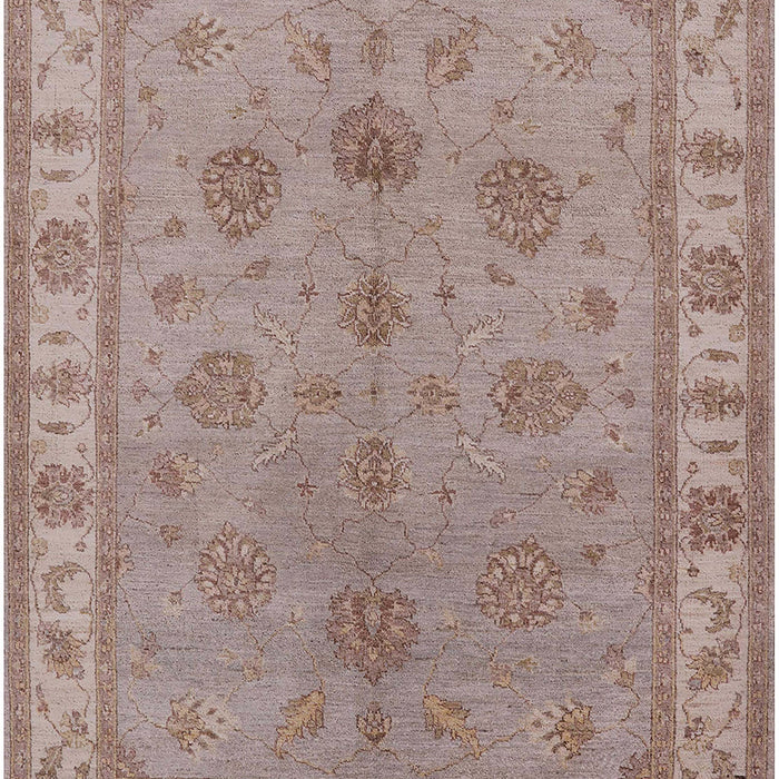 Mid-Century Modern Dark Almond Brown Oriental Rug, urb2967