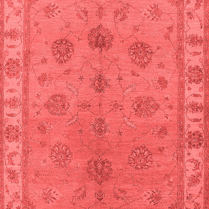 Machine Washable Oriental Red Industrial Rug, wshurb2967red