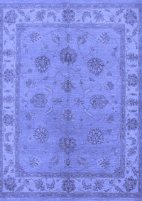 Oriental Blue Industrial Rug, urb2967blu