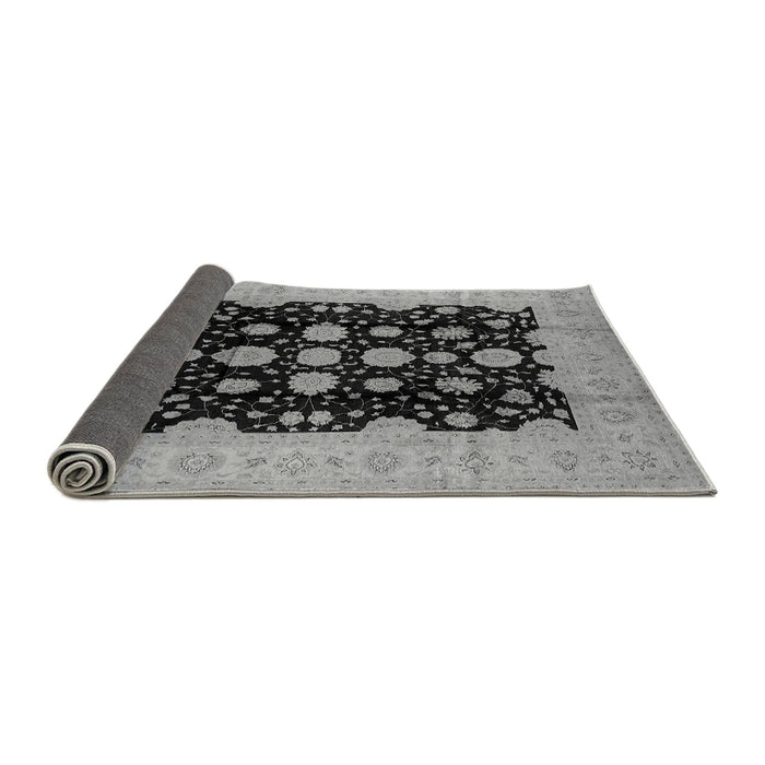 Sideview of Oriental Gray Industrial Rug, urb2968gry