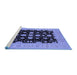 Sideview of Machine Washable Oriental Blue Industrial Rug, wshurb2968blu