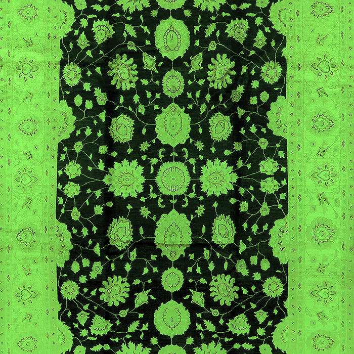 Oriental Green Industrial Rug, urb2968grn
