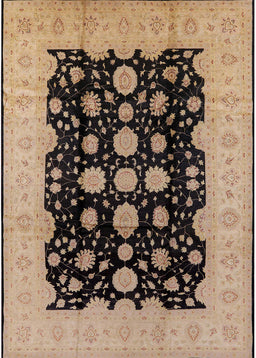 Mid-Century Modern Bakers Brown Oriental Rug, urb2968