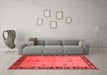 Industrial Red Washable Rugs