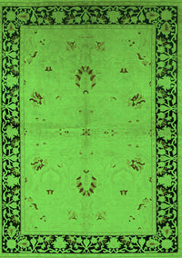 Oriental Green Industrial Rug, urb2969grn