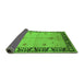 Sideview of Oriental Green Industrial Rug, urb2969grn