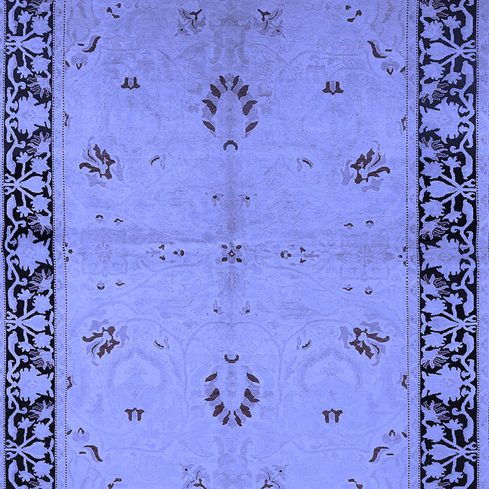 Oriental Blue Industrial Rug, urb2969blu