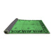 Sideview of Oriental Emerald Green Industrial Rug, urb2969emgrn