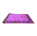 Sideview of Oriental Purple Industrial Rug, urb2969pur