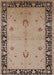 Mid-Century Modern Sienna Brown Oriental Rug, urb2969