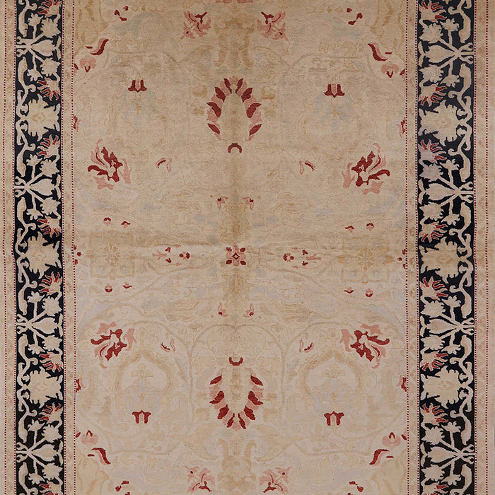 Mid-Century Modern Sienna Brown Oriental Rug, urb2969