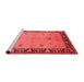 Industrial Red Washable Rugs