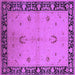 Square Oriental Purple Industrial Rug, urb2969pur