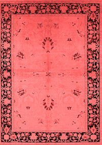 Oriental Red Industrial Rug, urb2969red