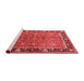 Industrial Red Washable Rugs