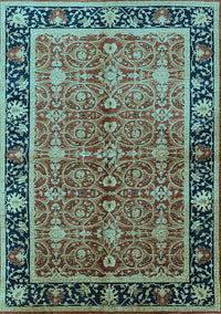 Oriental Light Blue Industrial Rug, urb2970lblu