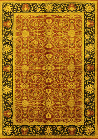 Oriental Yellow Industrial Rug, urb2970yw