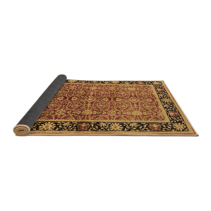 Sideview of Oriental Brown Industrial Rug, urb2970brn